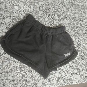 PINK Victoria's Secret Black Athletic Shorts